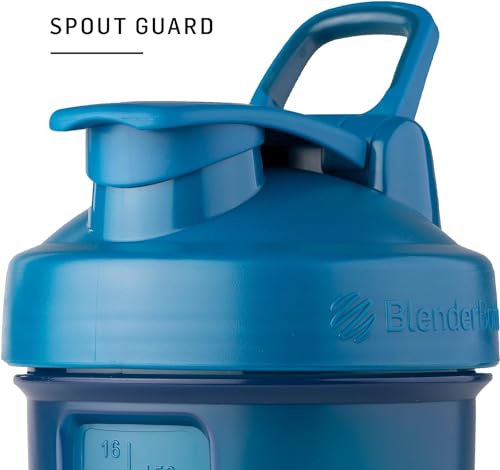 BlenderBottle Shaker Bottle with Pill Organizer and Storage for Protein Powder, Classic V2 ProStak System Blender BottleBuy Supplements Australia