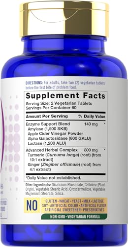 Carlyle Bloat & Gas Support for Men & Women | 120 Tablets | Extra Strength Pills | Supplement CarlyleBuy Supplements Australia