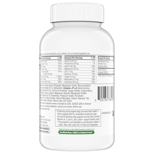 Centrum Minis Silver Multivitamin for Adults 50 Plus, Multimineral Supplement, Vitamin D3, B-Vitamins, Gluten Free, Non-GMO Ingredients CentrumBuy Supplements Australia