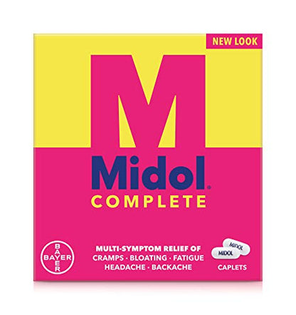 Midol Complete, Menstrual Period Symptoms Relief Including Premenstrual Cramps