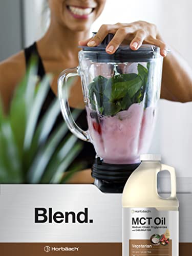 MCT Oil 64 oz | 100% Pure | Blends with Coffee, Tea, Juice and Liquids | Value Size Unflavo HorbäachBuy Supplements Australia