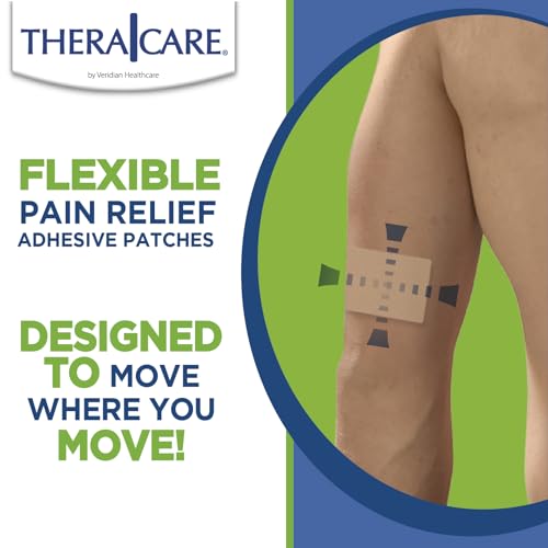TheraCare Targeted Pain Relief Medicated Patch | Neck, Shoulder, Small Areas | 20-Count | 2.83” x 1.81” | Topical Analgesic | Camphor, Menthol, Methyl Salicylate | Gentle Adhesive Thera CareBuy Supplements Australia