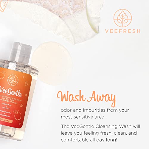 VeeFresh - VeeGentle Feminine Wash pH Balance for Women Wash with Apple Cider Vinegar VeeFreshBuy Supplements Australia