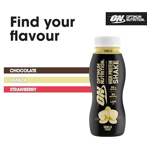 Optimum Nutrition High Protein Shake Bottles, Ready To Drink Healthy Snacks, No added Optimum NutritionBuy Supplements Australia
