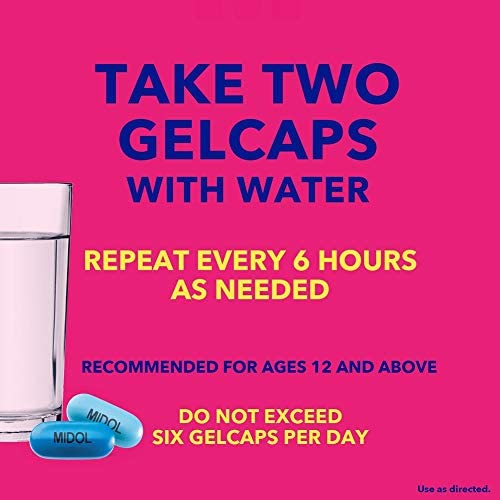 Midol Complete Gelcaps 24ct: Midol Complete Menstrual Pain Relief Gelcaps with Acetaminophen MidolBuy Supplements Australia