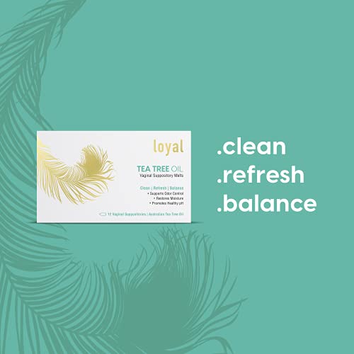 Loyal Tea Tree Oil - Suppository Melts - Supports Odor Control - Soothes Discomfort - Promotes Healthy pH LoyalBuy Supplements Australia