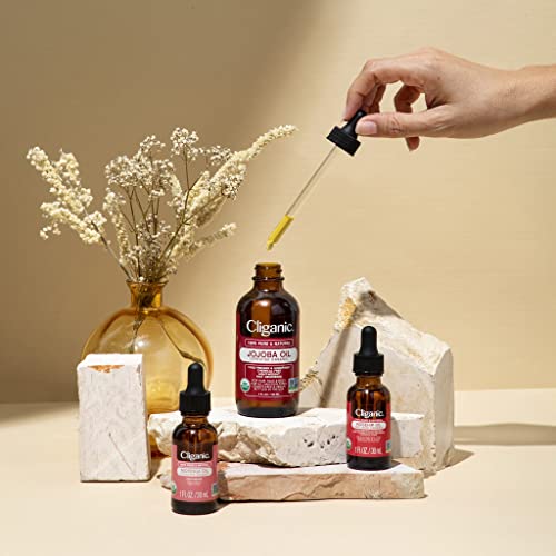 Cliganic Organic Jojoba Oil, 100% Pure (4oz) | Moisturizing Oil for Face, Hair, Skin & Nails CliganicBuy Supplements Australia