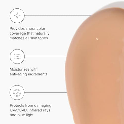 DRMTLGY Tinted Moisturizer with SPF 46. Universal Tint. All-In-One Face DRMTLGYBuy Supplements Australia