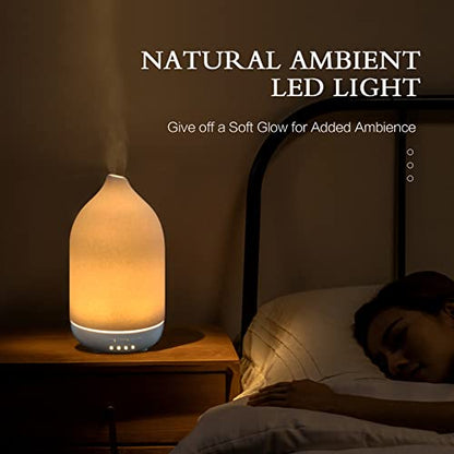 ZEIGGA LAB Essential Oil Diffusers, Aromatherapy Diffuser for Essential Oils, 100ml Ceramic Oil Diffusers ZEIGGA LABBuy Supplements Australia