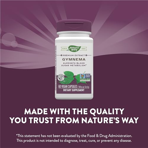 Nature's Way Gymnema Capsules, 500 mg per serving, 60 Count Nature's WayBuy Supplements Australia