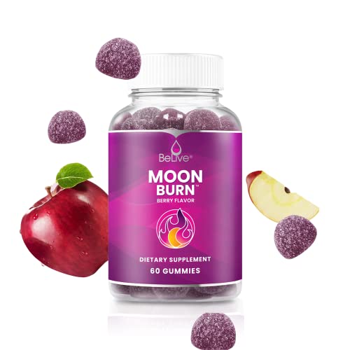 BeLive MoonBurn Nighttime Melatonin Gummies - 60 Ct | Formulated with Apple Cider BeLiveBuy Supplements Australia