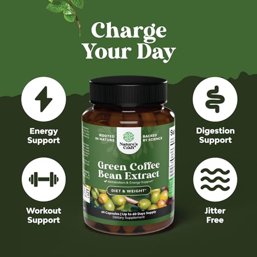 Green Coffee Bean Extract for Weight Loss Dietary Supplement Maximum Strength Vitamins Natures CraftBuy Supplements Australia
