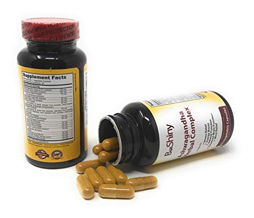 BeShiny Ashwagandha Complex with termeric Cinnamon Basil Leaf Supports a Healthy BeShinyBuy Supplements Australia
