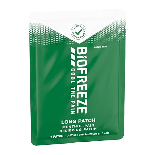 Biofreeze Menthol Pain Relieving Patches (5 Patches Per Box) Up To 8 Hours Of Pain Relief From Sore Muscles, Arthritis, Backaches, Spains, Bruises, Strains And Joint Pain (Package May Vary) BiofreezeBuy Supplements Australia