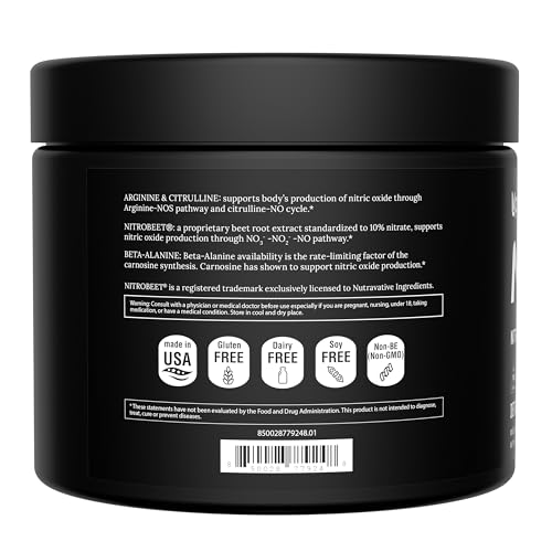 UpNourish Beet Root Powder Nitric Oxide Booster - L arginine L Citrulline Supplements UpNourishBuy Supplements Australia