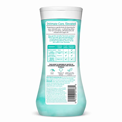 Summer's Eve Essential Botanicals Gentle Wash with Argan Oil, Removes Odor, pH balanced, 12 fl oz Summer's EveBuy Supplements Australia