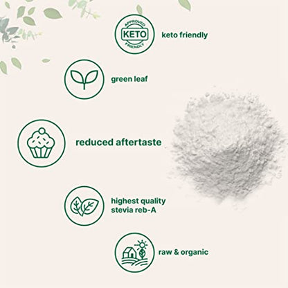 Pure Organic Stevia Powder, 4 Ounces, 706 Serving, Highest Grade Stevia Green Micro IngredientsBuy Supplements Australia