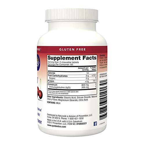 Symbiotics Colostrum 120ct Chewables Plus - Immunity Support for Adult & Kids SymbioticsBuy Supplements Australia
