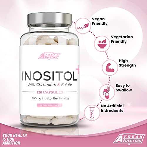Myo-Inositol Capsules by Freak Athletics - Inositol Capsules with Chromium & Folate Freak AthleticsBuy Supplements Australia
