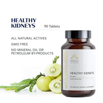 Kerala Ayurveda Healthy Kidney Herbal Tablets | Support Normal Kidney Function and Health | Kidney and Bladder Support | Urinary System Support - 90 Count Kerala AyurvedaBuy Supplements Australia
