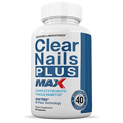 Justified Laboratories (2 Pack) Clear Nails Plus Max Pills 40 Billion CFU Probiotic Supports Justified LaboratoriesBuy Supplements Australia