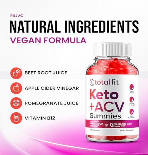(3 Pack) Total Fit Keto ACV Gummies - Official - Keto TotalFit ACV Advanced Formula Plus RillvoBuy Supplements Australia