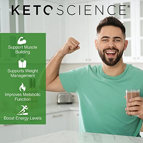 Keto Science Plant Based Protein, Keto Meal Shake, Supports Weight Management Keto ScienceBuy Supplements Australia