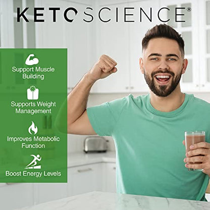 Keto Science Plant Based Protein, Keto Meal Shake, Supports Weight Management Keto ScienceBuy Supplements Australia