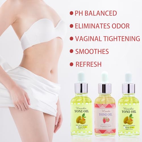 3 Packs Yoni Oil for Women, 100% Natural Feminine Oil Intimate Deodorant for Women, Eliminates Odor WovarkieBuy Supplements Australia