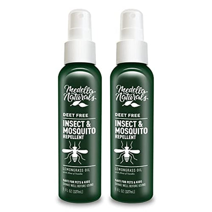 Deet-Free Insect & Mosquito Repellent Pack of 2 (8 oz) – Nice Smelling Medella NaturalsBuy Supplements Australia