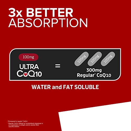 Qunol Ultra CoQ10 100mg Softgels- 3X Better Absorption Coenzyme Q10 Supplements QunolBuy Supplements Australia