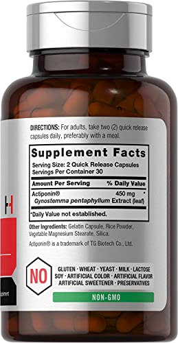 AMPK Metabolic Activator 450 mg | 60 Capsules | Non-GMO, Gluten Free | Jiaogulan Gynostemma HorbäachBuy Supplements Australia