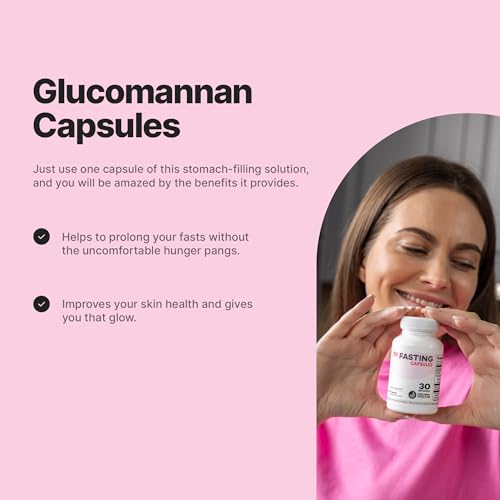DOFASTING Glucomannan Capsules, Fiber Supplement Glucomannan, Sugar Cravings Blocker DOFASTINGBuy Supplements Australia