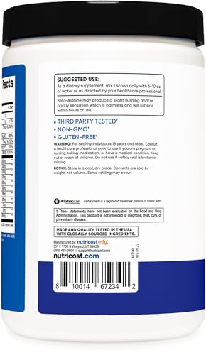 Nutricost Stim-Free Pre-Workout, 30 Servings (Blue Raspberry) - Caffeine Free, Stimulant NutricostBuy Supplements Australia