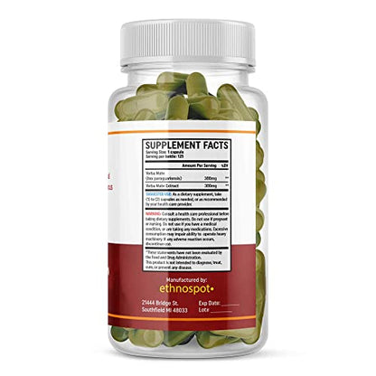 Full Spectrum Yerba Mate Capsules - Boosts Energy & Mental Focus - Supports Health EthnospotBuy Supplements Australia