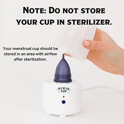 Pixie Menstrual Cup & Disc Steamer Sterilizer - Ranked 1 for The Best Steamer - Kills 99.9% of Germs Pixie CupBuy Supplements Australia