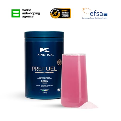 Kinetica PreFuel, Pre Workout, 5.9g Amino Acids & 2.3g BCAA's per Serving, 30 Servings KineticaBuy Supplements Australia