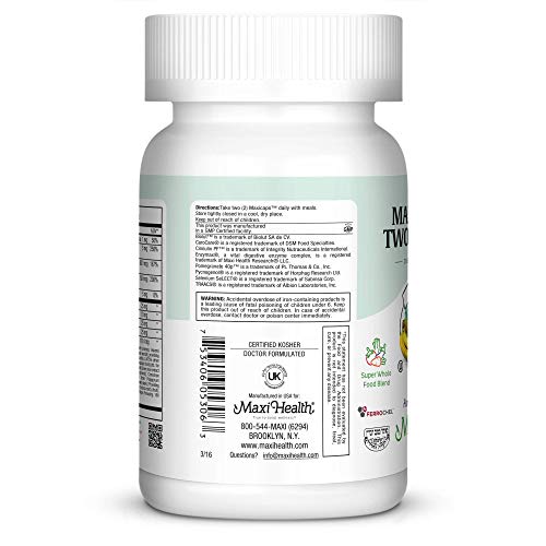 Maxi Health Multivitamin for Women & Men – Vitamin and Mineral Supplements for Energy and Wellness Support – Kosher Vitamins and Minerals Supplement – 60 Multivitamin Capsules Maxi HealthBuy Supplements Australia