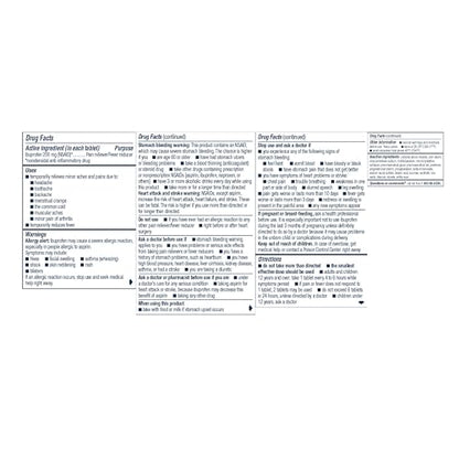 Advil Pain Reliever and Fever Reducer, Ibuprofen 200mg for Pain Relief - 24 Coated Tablets AdvilBuy Supplements Australia