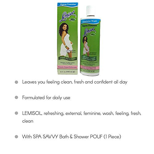 Lemisol Plus, Gentle Daily Feminine Cleanser, Original Refreshing Formula - 8 Oz (Pack of 3) LemisolBuy Supplements Australia