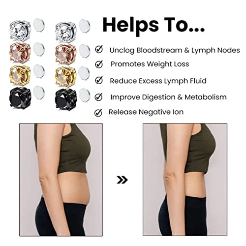 Non Pierced Atheniz Lymphvity Germanium Acupuncture Magnetic Earrings Women LIU JUNBuy Supplements Australia