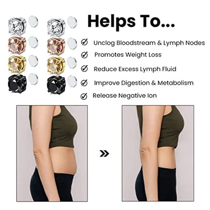 Non Pierced Atheniz Lymphvity Germanium Acupuncture Magnetic Earrings Women LIU JUNBuy Supplements Australia