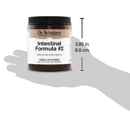 Dr. Schulze's Intestinal Formula #2 - Cleansing Supplement for Colon Health Support - Supports Daily Elimination - Plant-Based Herbal Supplement - Gluten-Free & Vegan - 8 oz Dr. Schulze'sBuy Supplements Australia