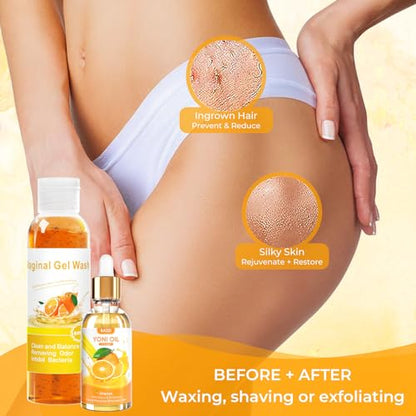 Yoni Soap & Yoni Oil & Feminine Wash Set for Women, Yoni Wash for Vaginal Ph Balance Remove BASSIBuy Supplements Australia