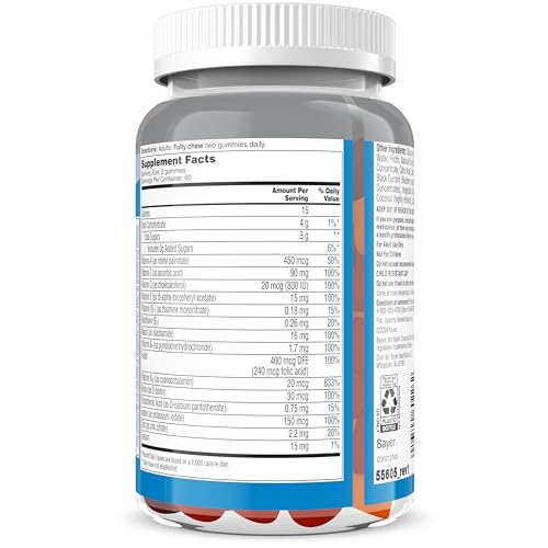 One A Day Men’s 50+ Daily Essentials Multivitamin Gummies, Multivitamin for Men Over 50, Fruit Medley Flavor, 120 Gummies ONE A DAYBuy Supplements Australia