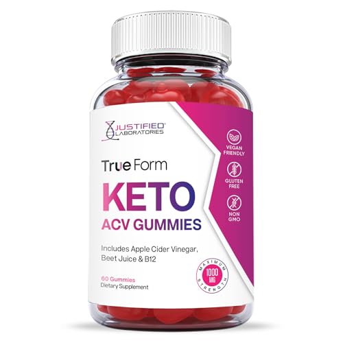 Justified Laboratories True Form Keto ACV Gummies 1000MG Vegan Non GMO Justified LaboratoriesBuy Supplements Australia