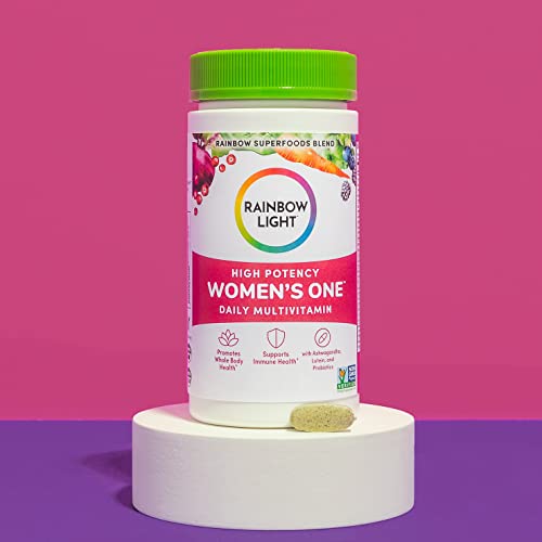 Rainbow Light Multivitamin for Women, Vitamin C, D & Zinc, Probiotics, Women’s One Rainbow LightBuy Supplements Australia