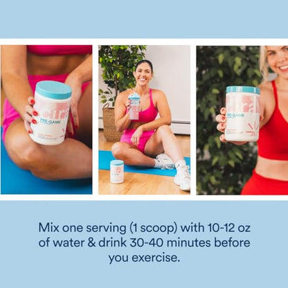Cira Pre-Game Pre Workout Powder for Women - Preworkout Energy Supplement for Nitric CiraBuy Supplements Australia