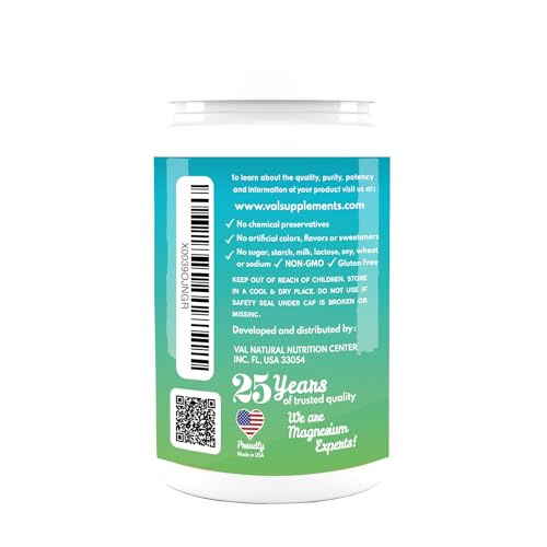 VAL Triple Magnesium Complex 400mg (Glycinate, Taurate & Citrate) for Muscle Relaxation, Sleep & Calm Energy, Vegan, Non-GMO, 90 Capsules VALBuy Supplements Australia