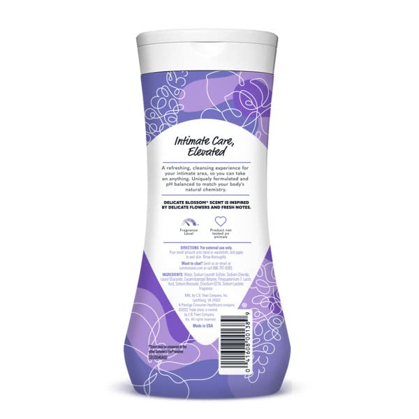 Summer's Eve Delicate Blossom Daily Refreshing Feminine Wash, Removes Odor, pH balanced, 15 fl oz Summer's EveBuy Supplements Australia